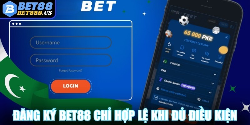 Đăng Ký Bet88 Đăng ký Bet88 chỉ hợp lệ khi thỏa điều kiện của nhà cái