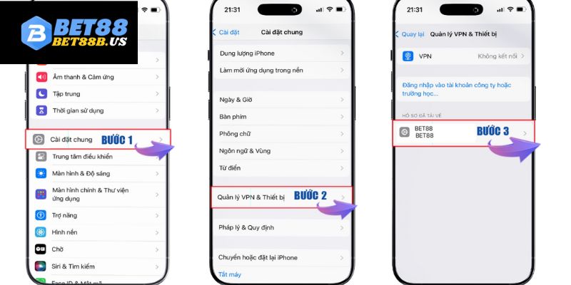 Hướng dẫn tải app Bet88